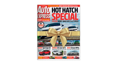 Auto Express magazine hot hatch special cover
